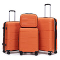 Rosamo 4-Piece Hardside Luggage Set, Expandable Rotating Luggage Compartment With TSA Lock, Lightweight Rolling Luggage Set