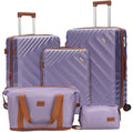 Rosamo 5 Piece Expandable Hard Shell Luggage,20/24/28 Inch Lightweight Suitcase with TSA Lock Spinner Wheel and Travel Bag,PC+ABS Material