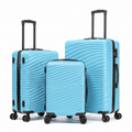Rosamo Luggage Sets 3 Piece, HardsideTravel Suitcase with Spinner Wheels 20/24/28" , Carry on Luggage with TSA Lock(Tiffany Blue)
