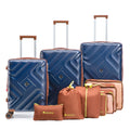 Rosamo 10 Piece Luggage Set, Expandable ABS Hardshell Luggage, Travel Suitcase Eet With Rotating Wheels And TSA Lock