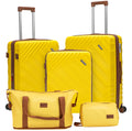 Rosamo 5 Piece Expandable Hard Shell Luggage,20/24/28 Inch Lightweight Suitcase with TSA Lock Spinner Wheel and Travel Bag,PC+ABS Material