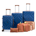 Rosamo 10 Piece Luggage Set, Expandable ABS Hardshell Luggage, Travel Suitcase Eet With Rotating Wheels And TSA Lock
