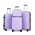 Rosamo 4 Piece Expandable Luggage Set,with TSA Lock and Swivel Wheels,PP Material Anti Fall and Anti Crack Lightweight Suitcase Set