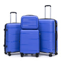 Rosamo 4-Piece Hardside Luggage Set, Expandable Rotating Luggage Compartment With TSA Lock, Lightweight Rolling Luggage Set