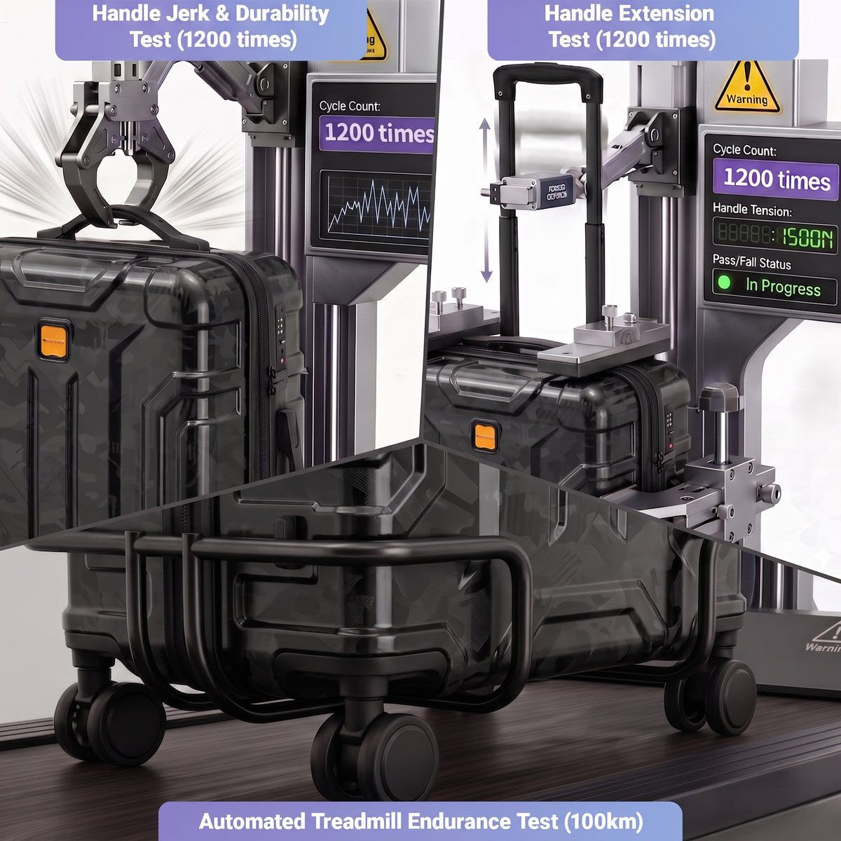 Rosamo 5-Piece Luggage Set,Expandable Hardside Spinner Suitcases with TSA Lock,20/24/28 Inch Lightweight Suitcase,Sports Handbags and Toiletries Bags
